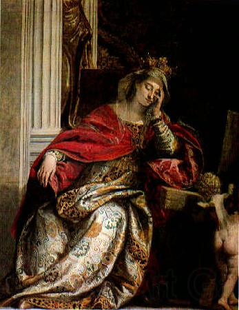 VERONESE (Paolo Caliari) The Vision of Saint Helena Norge oil painting art